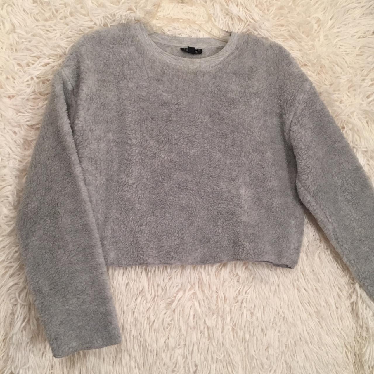 Topshop fuzzy outlet sweater