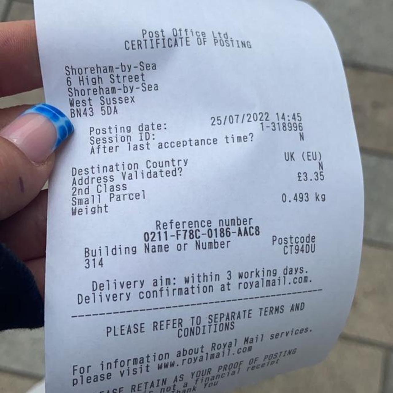 mitch9417 there's my receipt mate - Depop