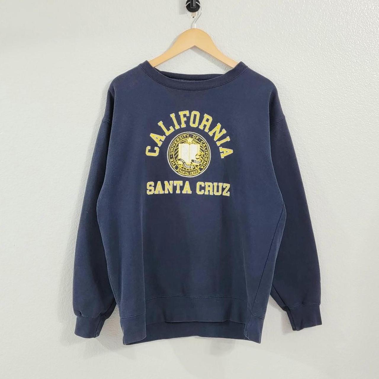 USED Y2K Jansport Santa Cruz California Sweatshirt... - Depop