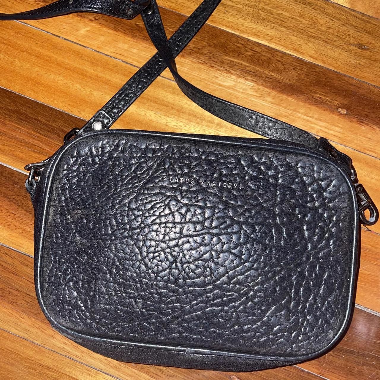 Status anxiety plunder cross body bag Black bubble... Depop