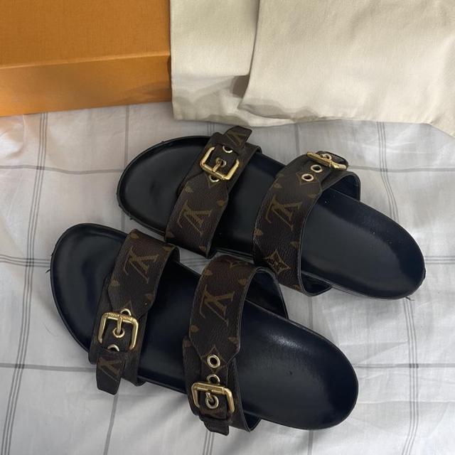 Louis Vuitton sandal. Good condition. Come with one - Depop