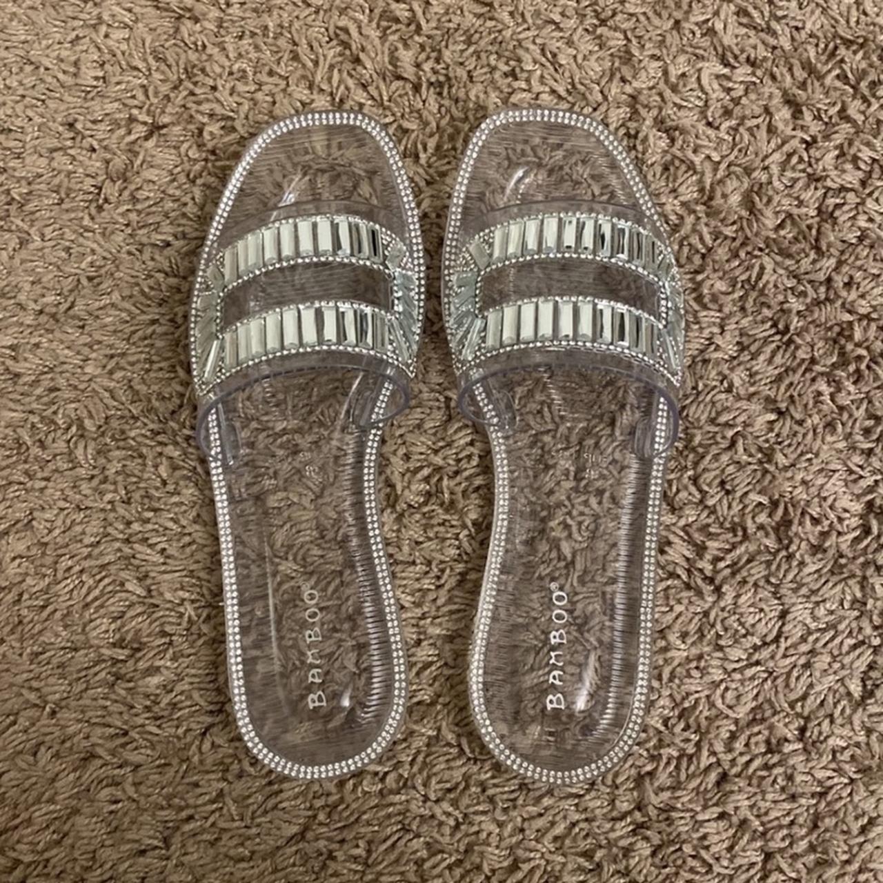 Bamboo clearance glitter sandals