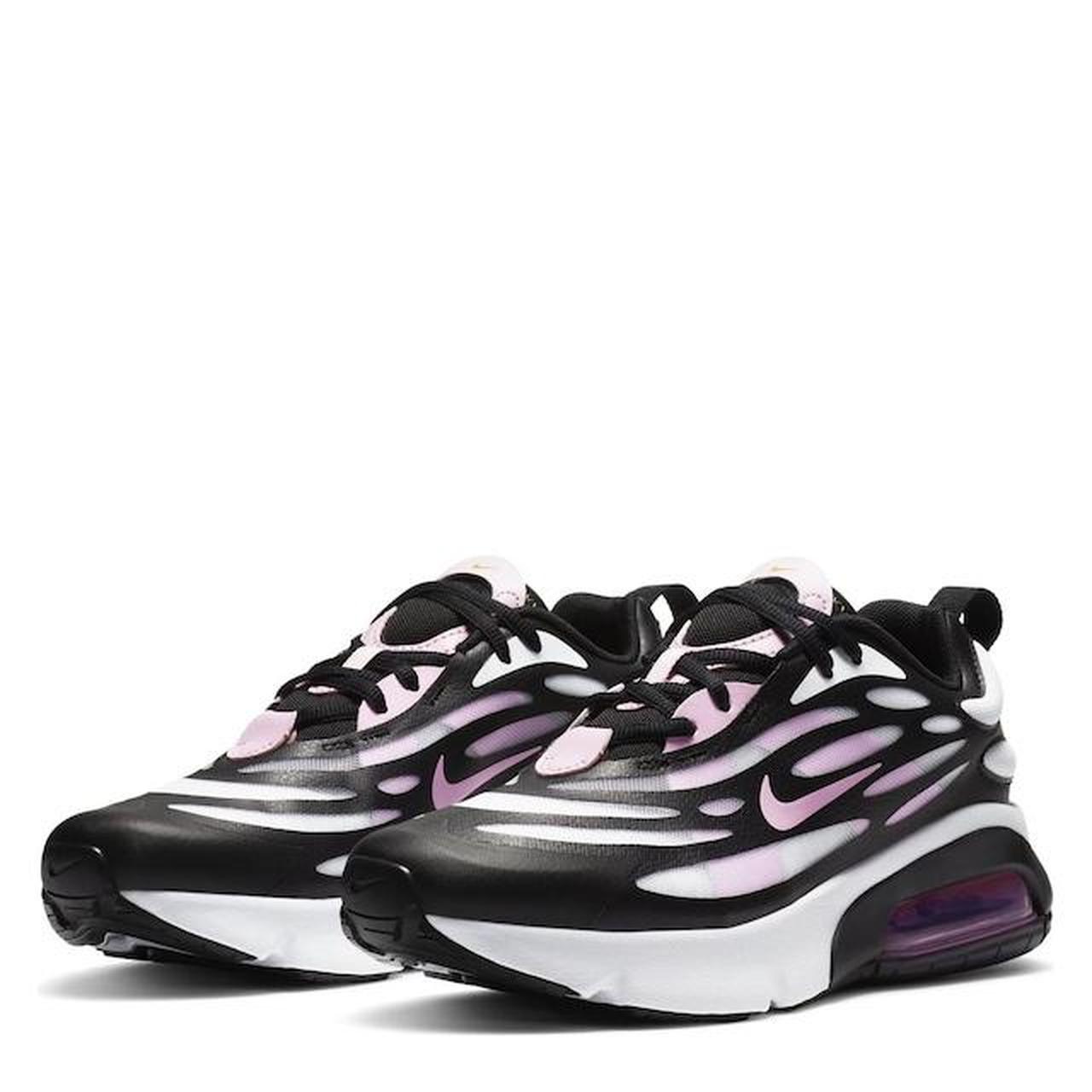 pink and black nike airs