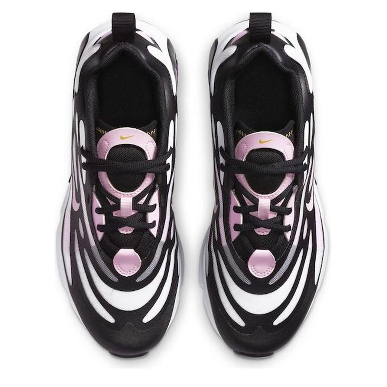 pink and black nike airs