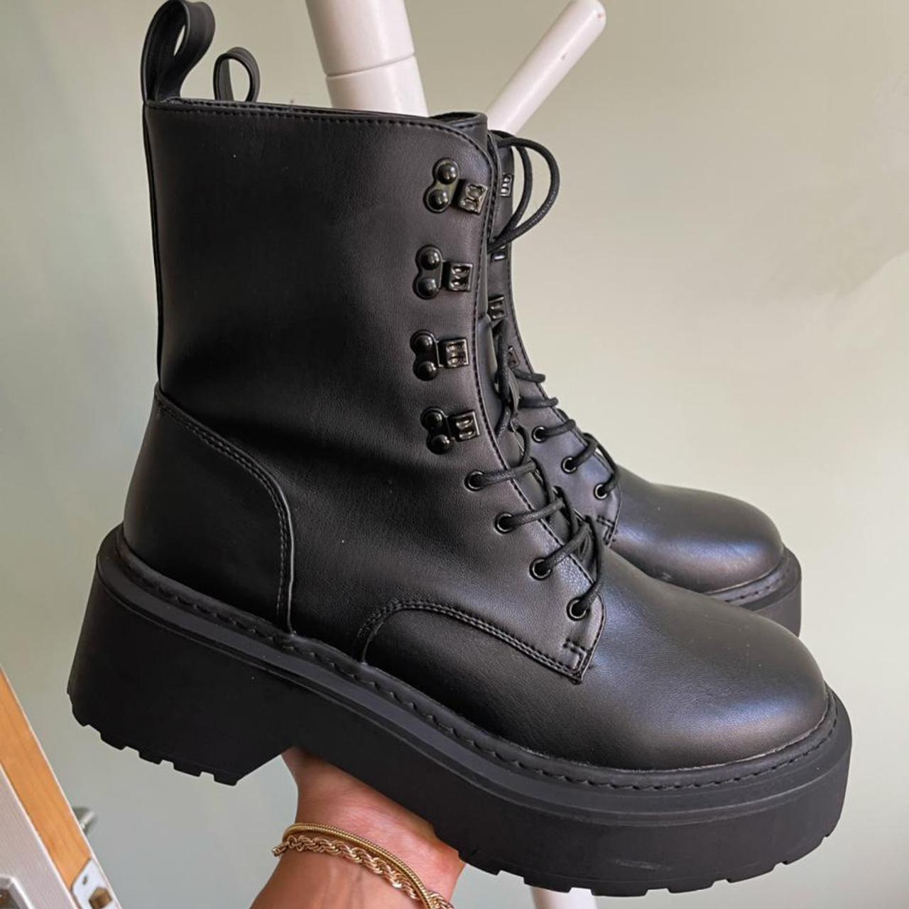 missguided biker boots