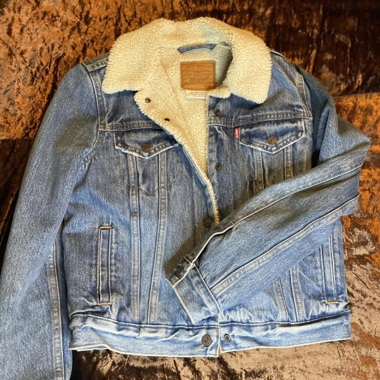 levis sherpa jacket used