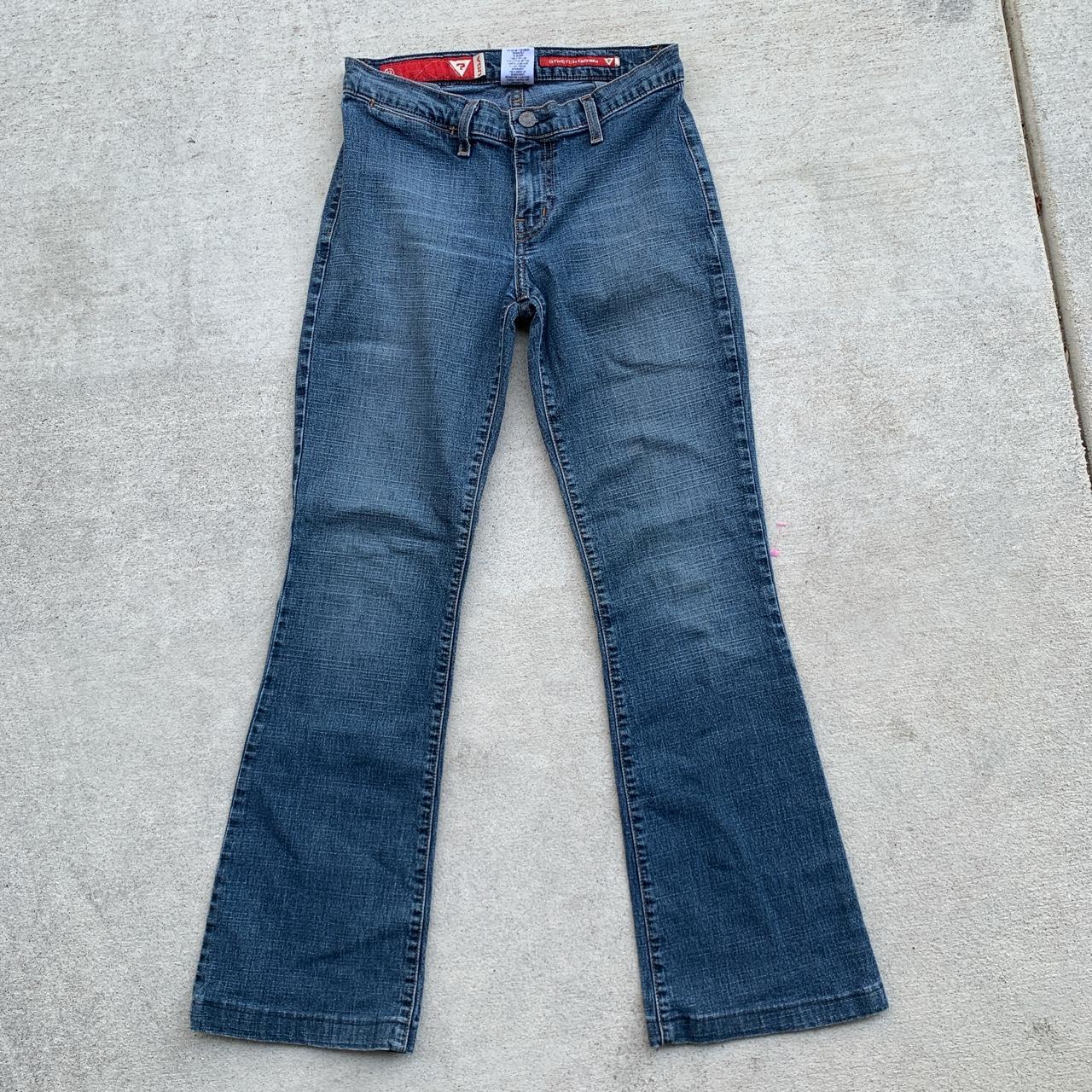 💙 vintage y2k guess low rise bootcut jeans! in... - Depop