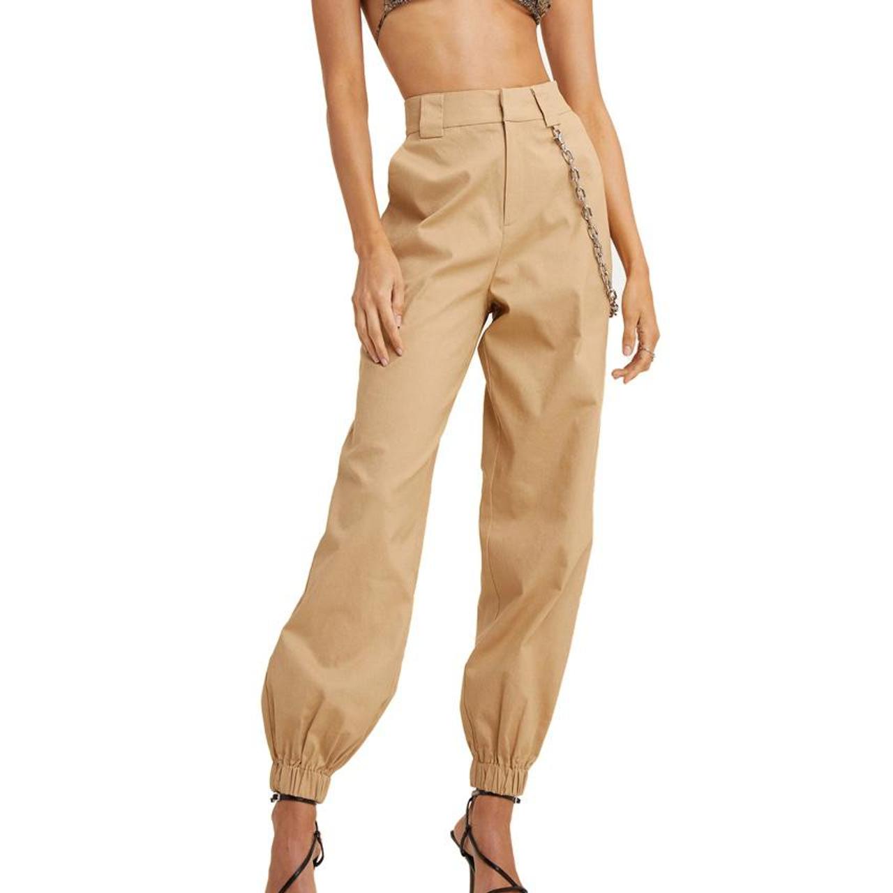 Cobain khaki cargo store pants