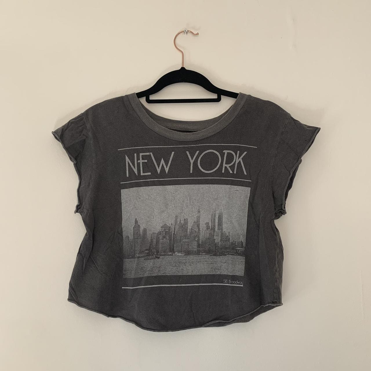 Brandy Melville ‘New York’ crop top Size: One size,... - Depop