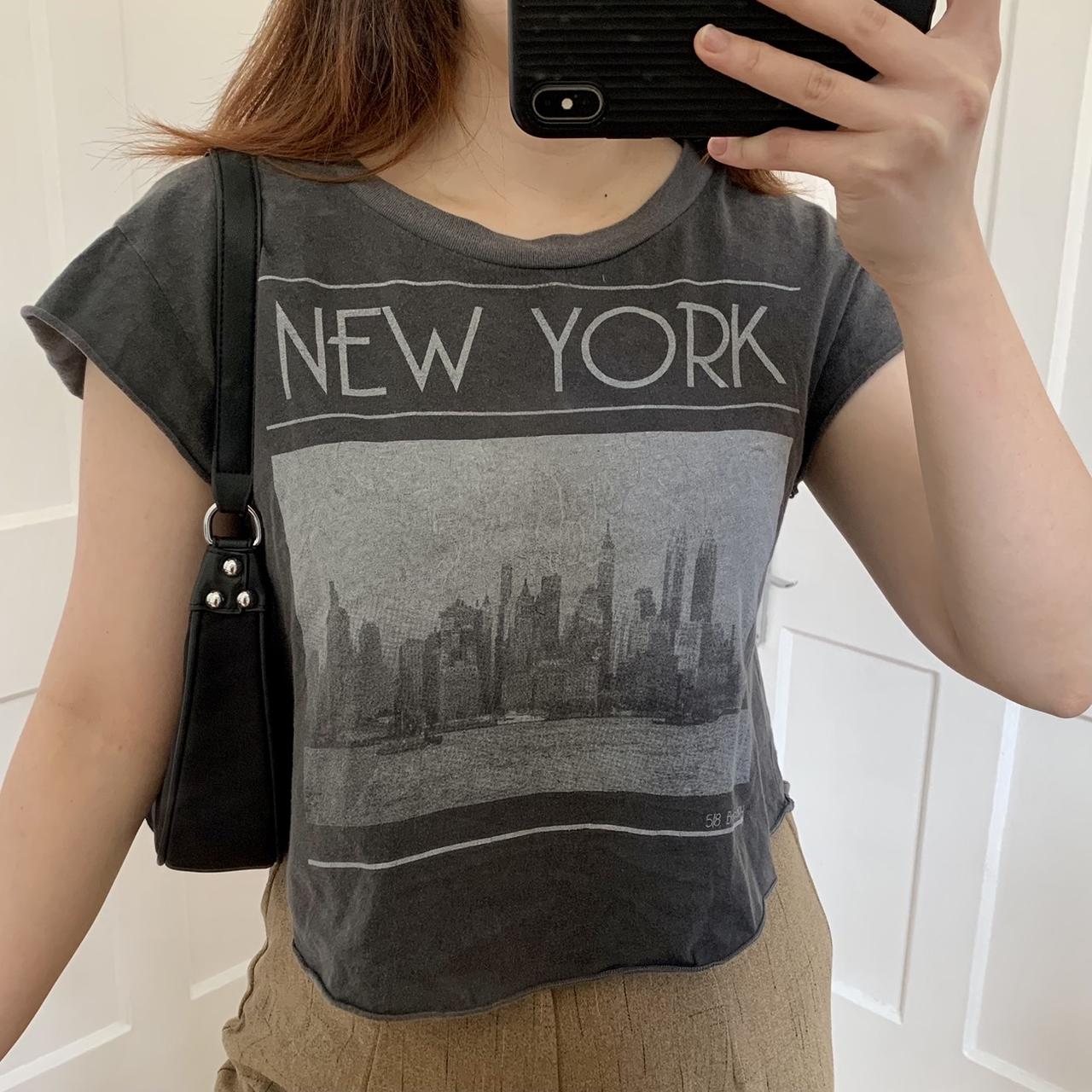 Brandy Melville ‘New York’ crop top Size One size,... Depop
