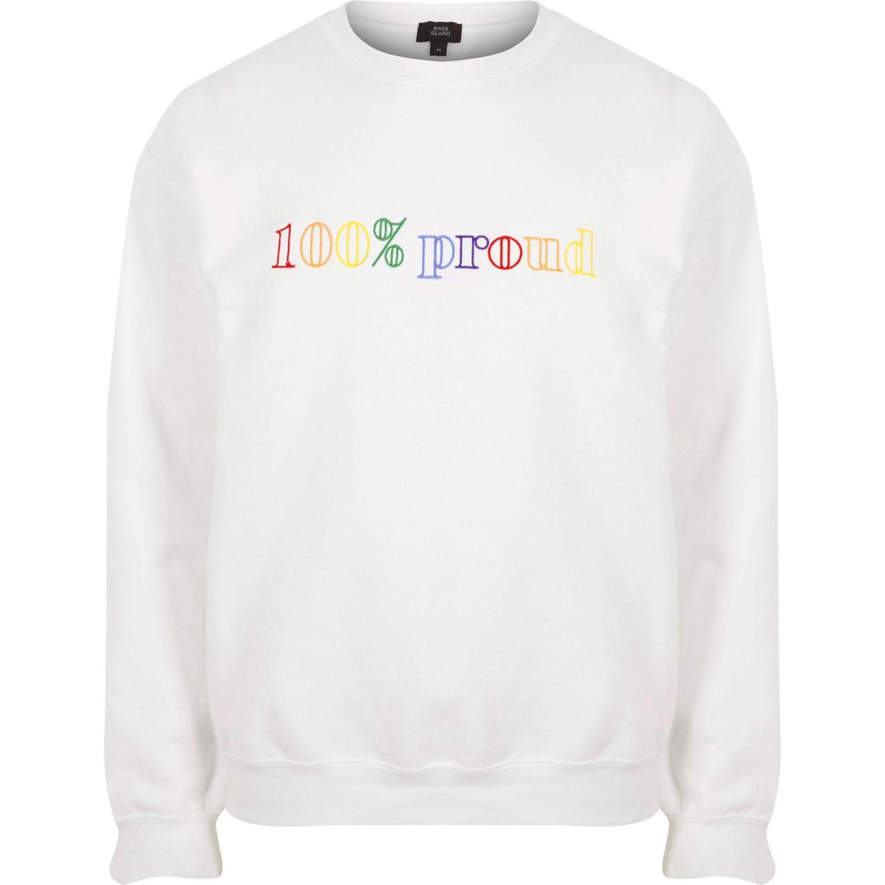 River island rainbow on sale jumper