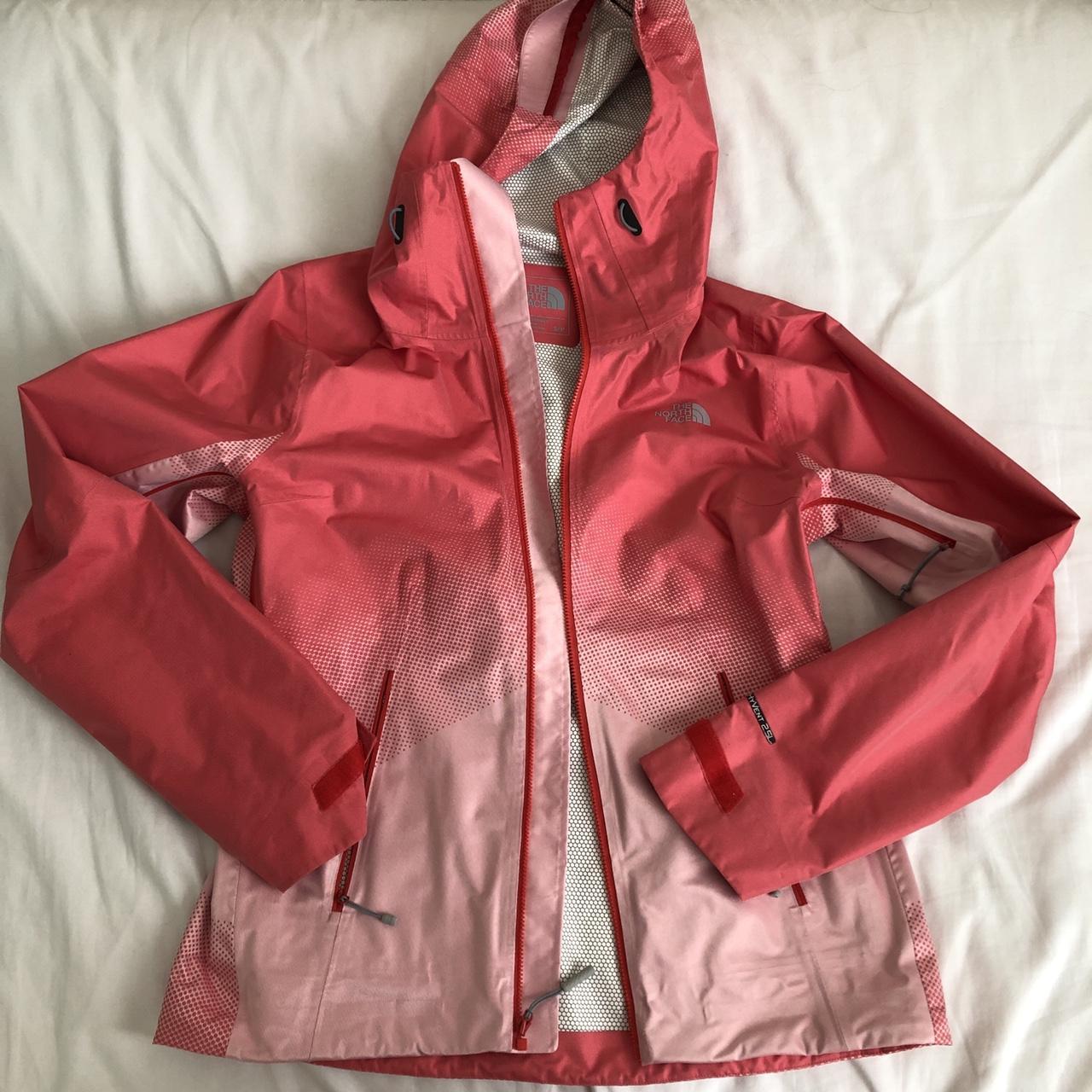 light pink rain jacket