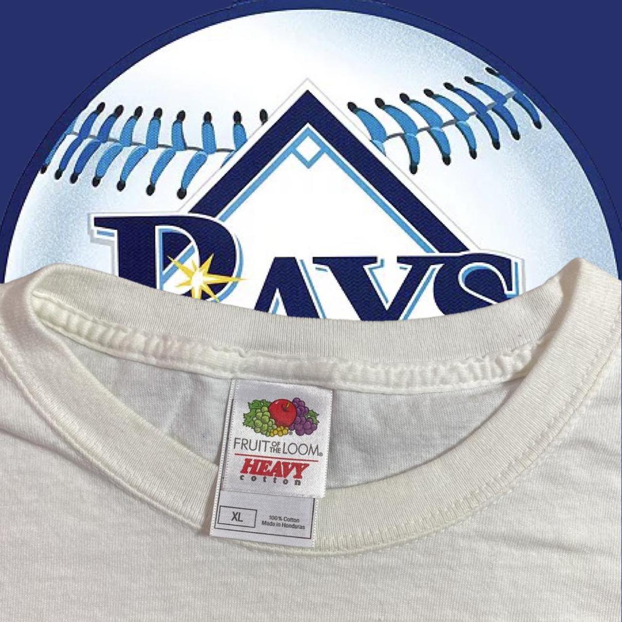 Vintage Tampa Bay Rays Tee shirt 2009 Blue Graphic - Depop