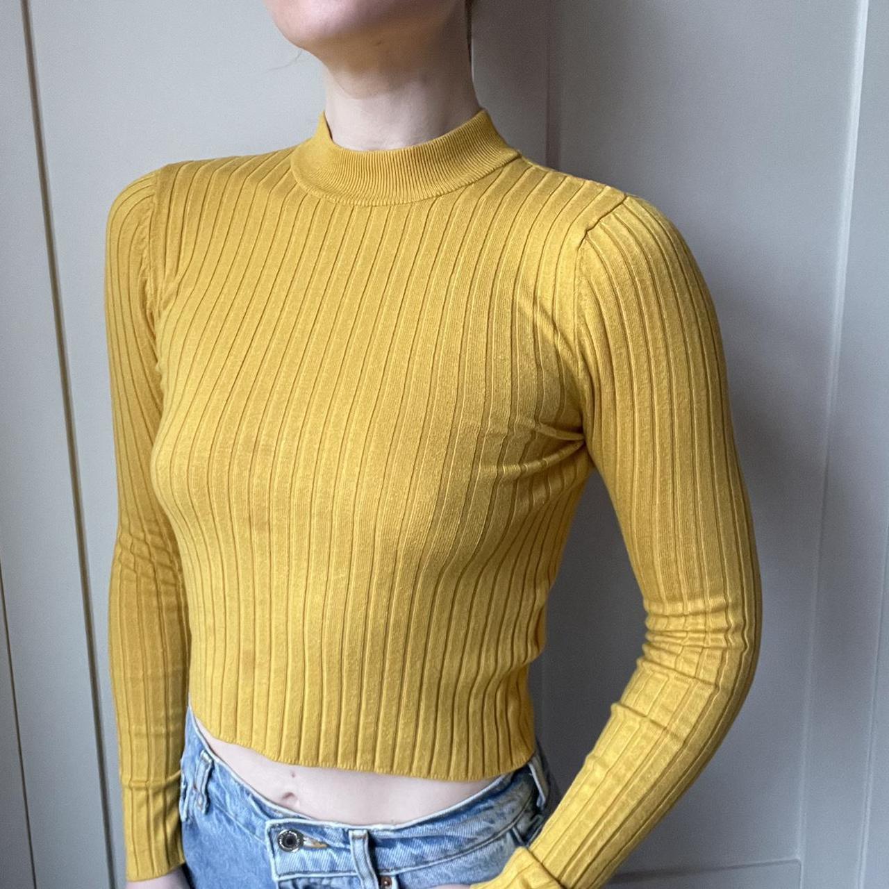 Women's Yellow Jumper Depop