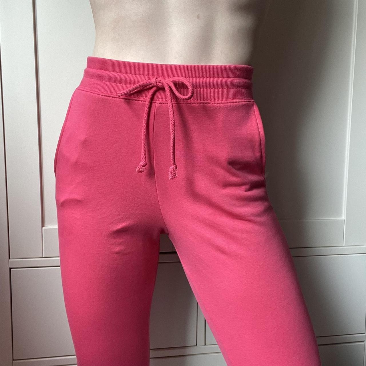 Hot pink tracksuit bottoms. Super chic loungewear,... - Depop