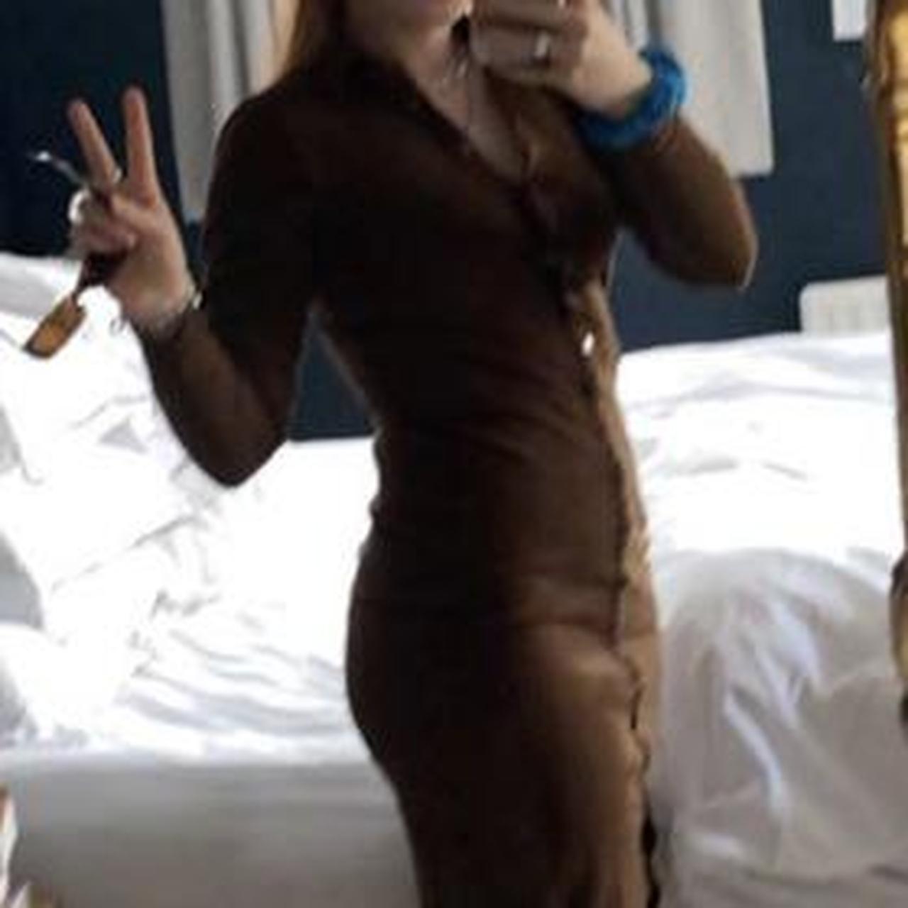 Motel Rocks brown dress Brought for £48 Worn once... - Depop