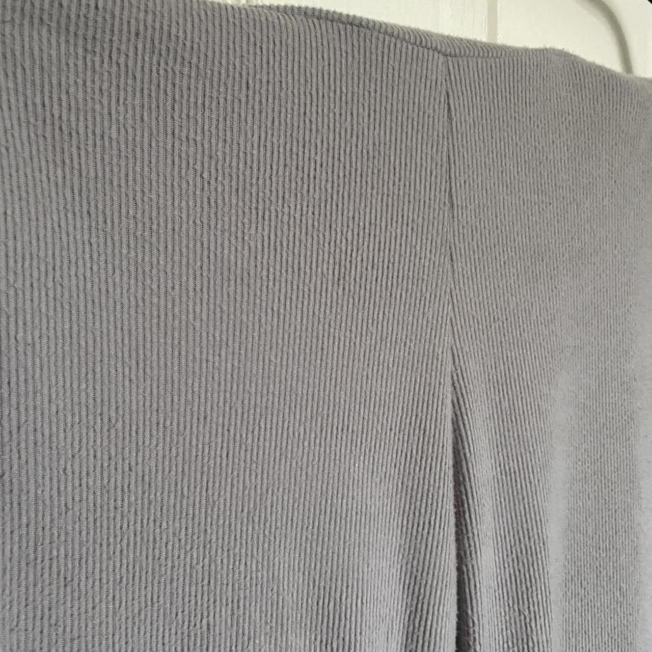 Ribbed grey PLT flares. Only worn a couple of times... - Depop