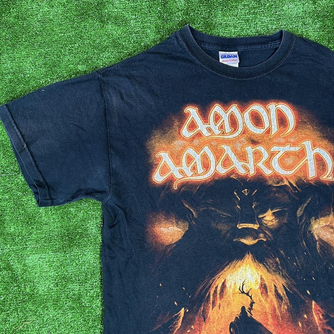 Amon Amarth Band T Shirt // Double sided graphic... Depop