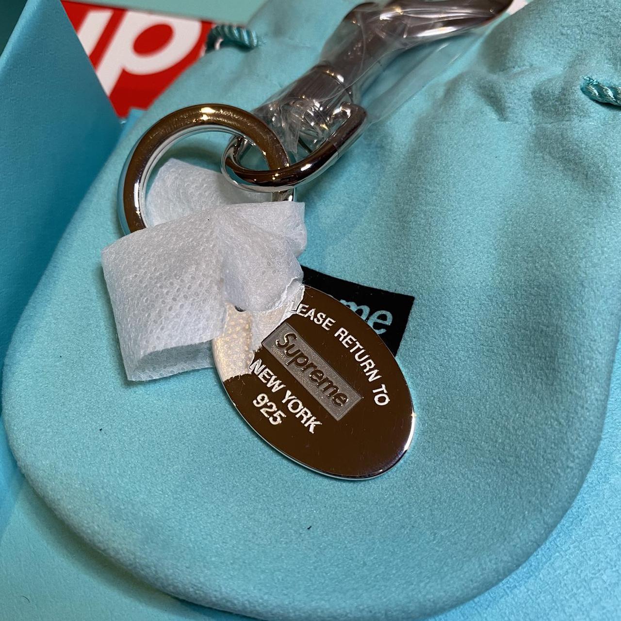 ., Supreme x Tiffany & Co. Return to Tiffany Oval Tag...