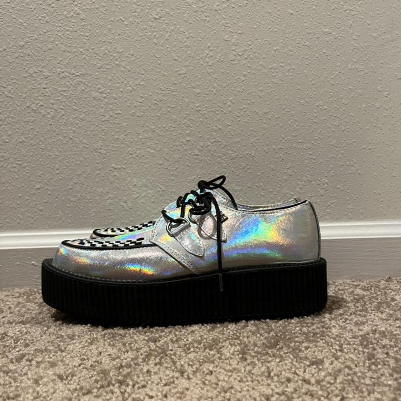 TUK Iridescent Crackle creepers They're mondo... Depop