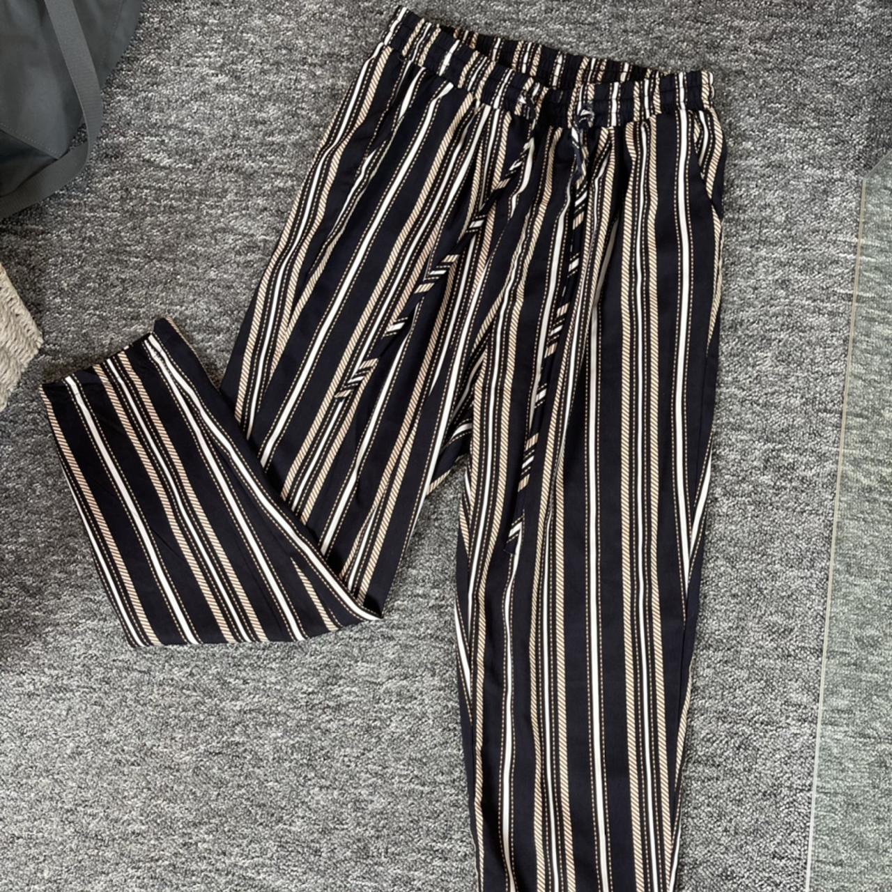 Plt cheap striped trousers