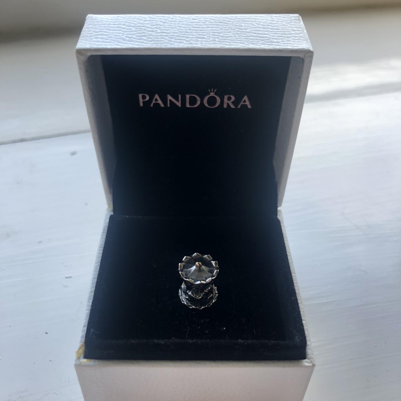 Pandora carousel charm silver and 14ct Depop