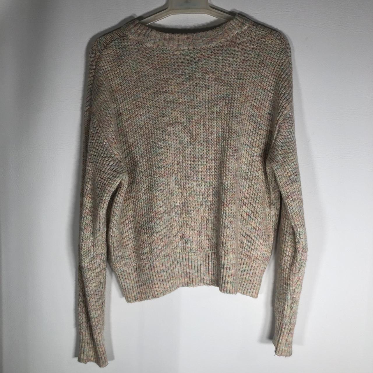 Womens jumper by Divided H&M Beige with flecks of... - Depop