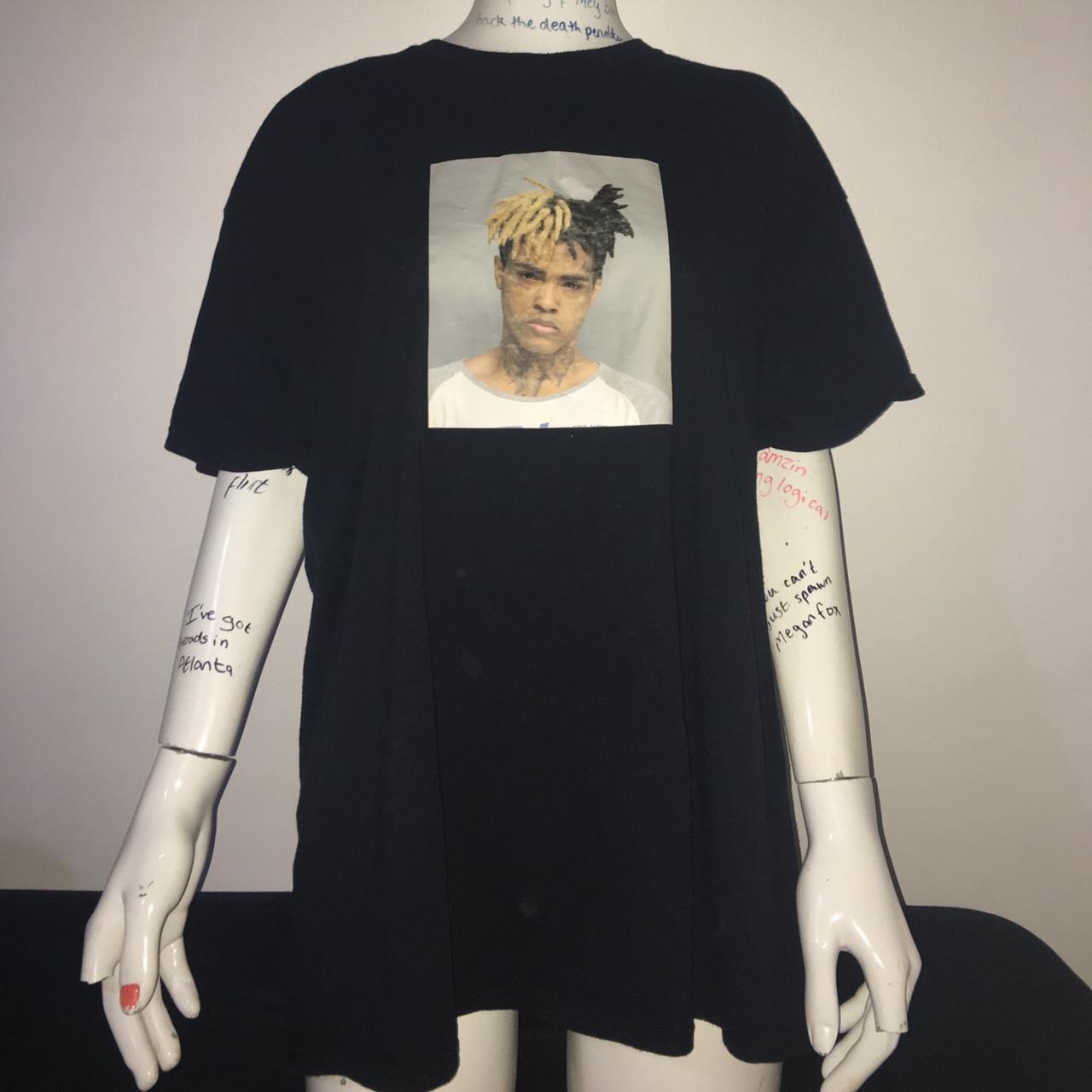 xxxtentacion mugshot tee Revenge size xl Print is... - Depop