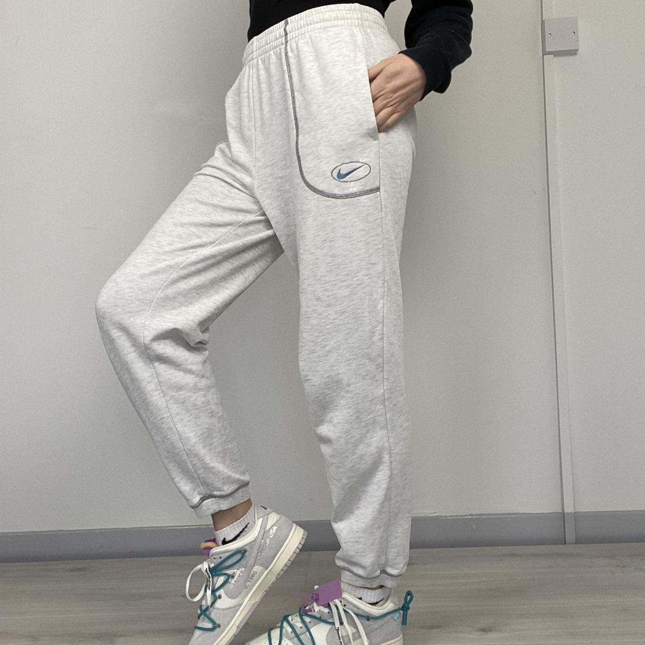 Vintage 90s Nike Joggers Grey Medium. Vintage Nike... Depop