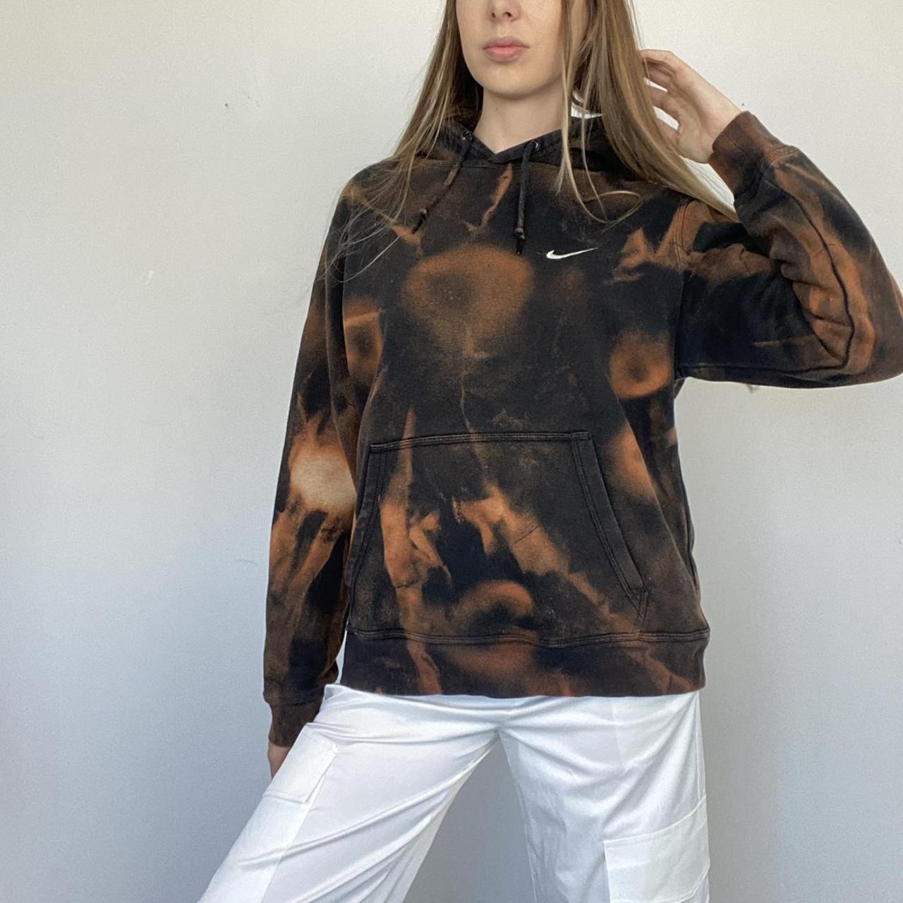 Nike Acid Washed Bleach Hoodie Medium. Nike Bleach... Depop