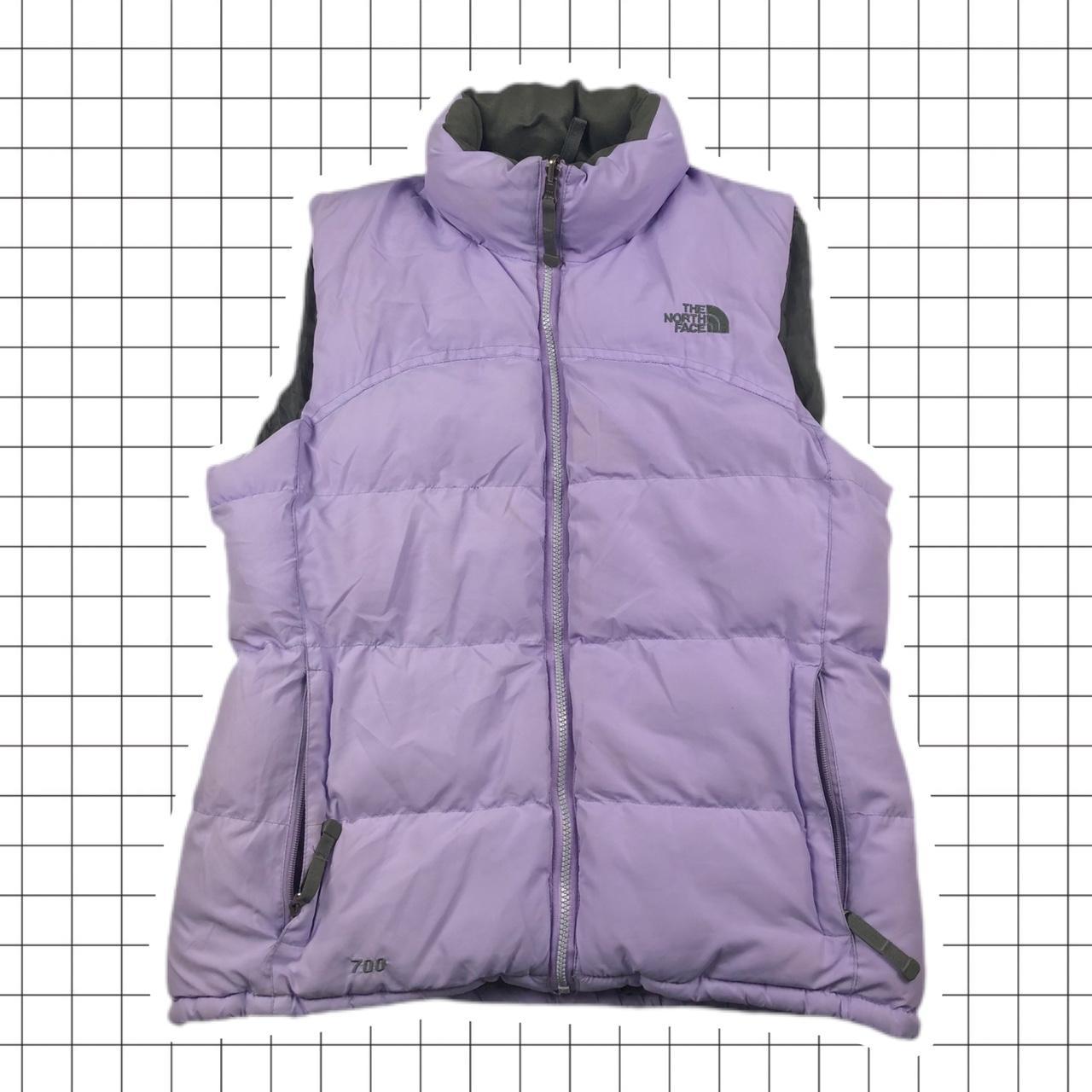 north face purple body warmer