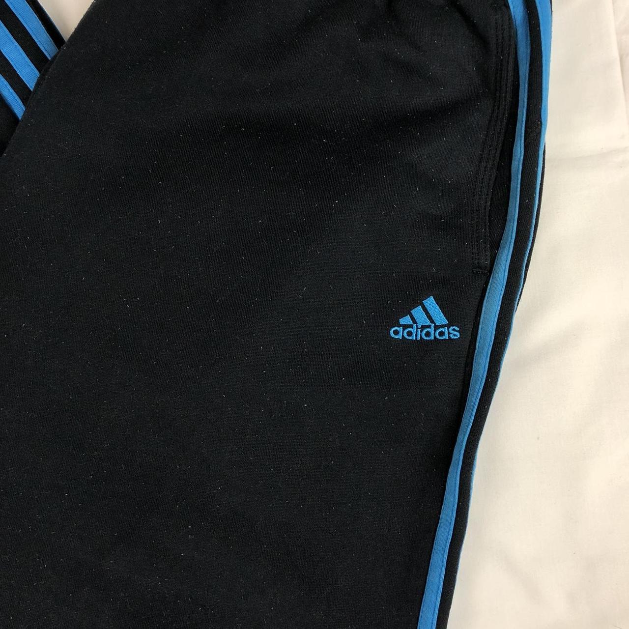 VINTAGE ADIDAS PERFORMANCE ESSENTIALS JOGGERS: black... - Depop