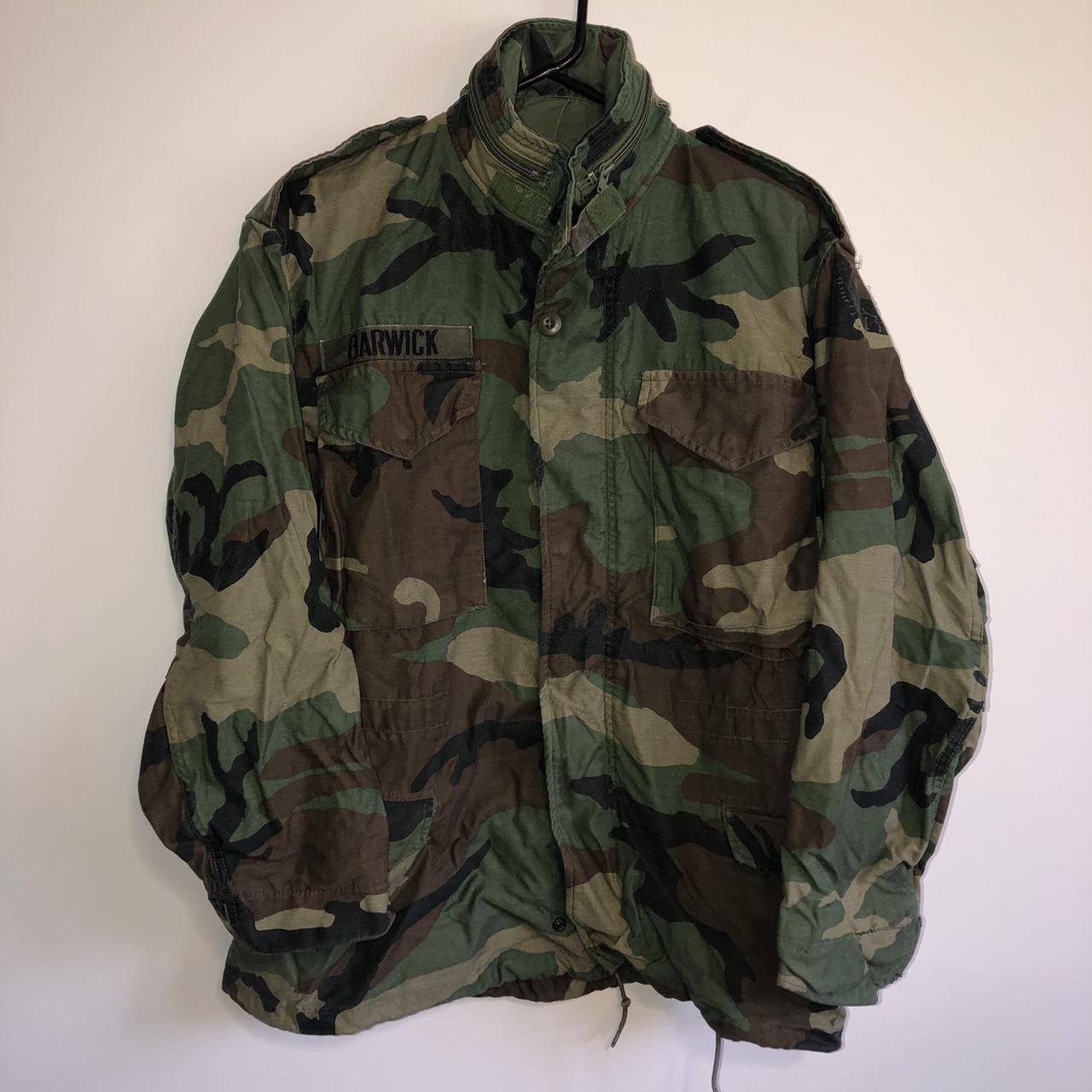 Vintage US Military issue M65 Field Jacket. Size... - Depop