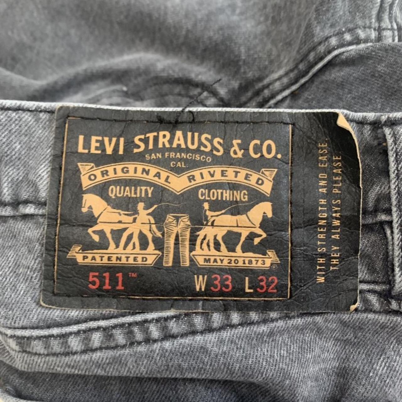 Grey Levi’s Jeans Note has the faint smell of... Depop