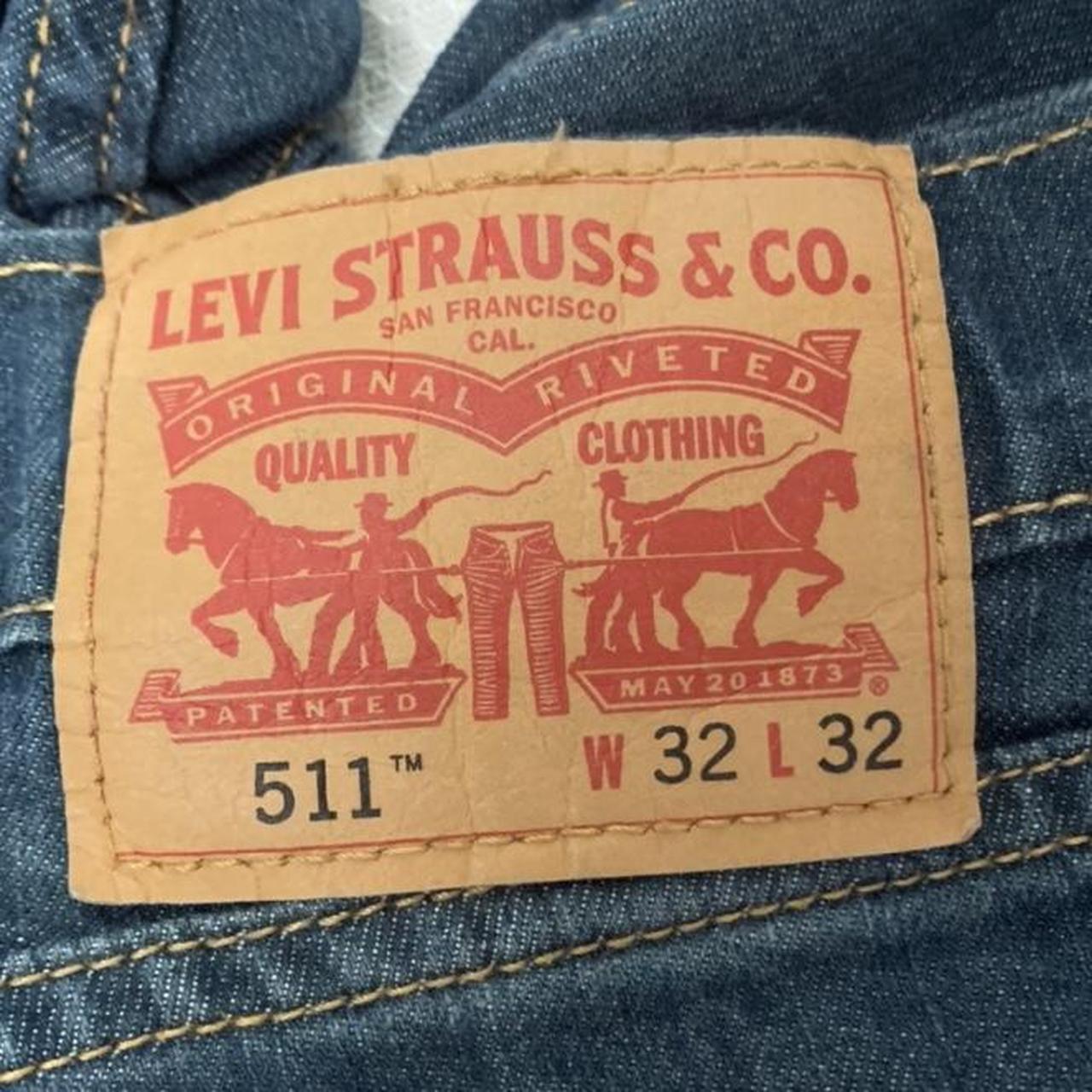 Blue Denim Levi’s Note: has the faint smell of... - Depop