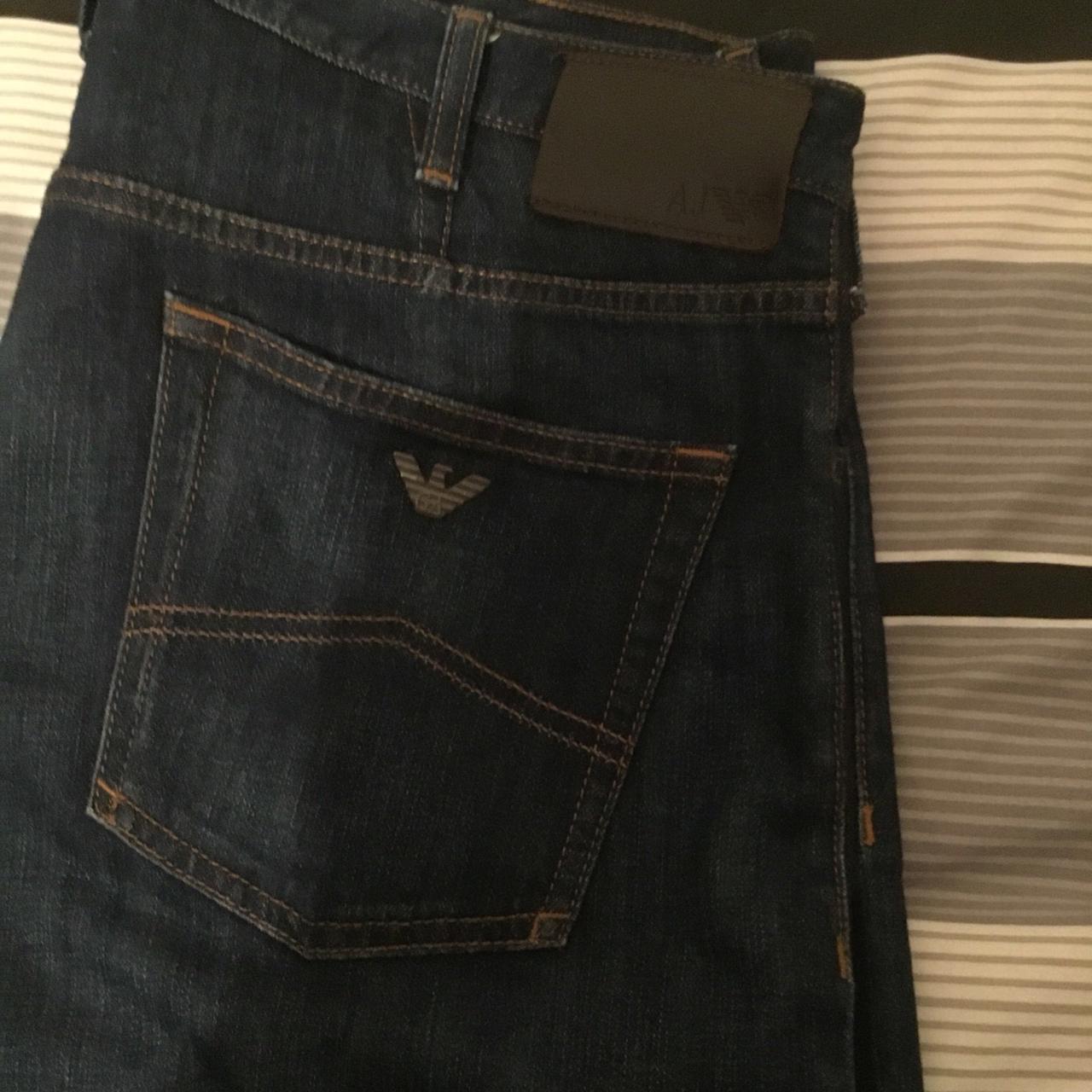 Armani jeans waist 36 length 32 good jeans too big Depop