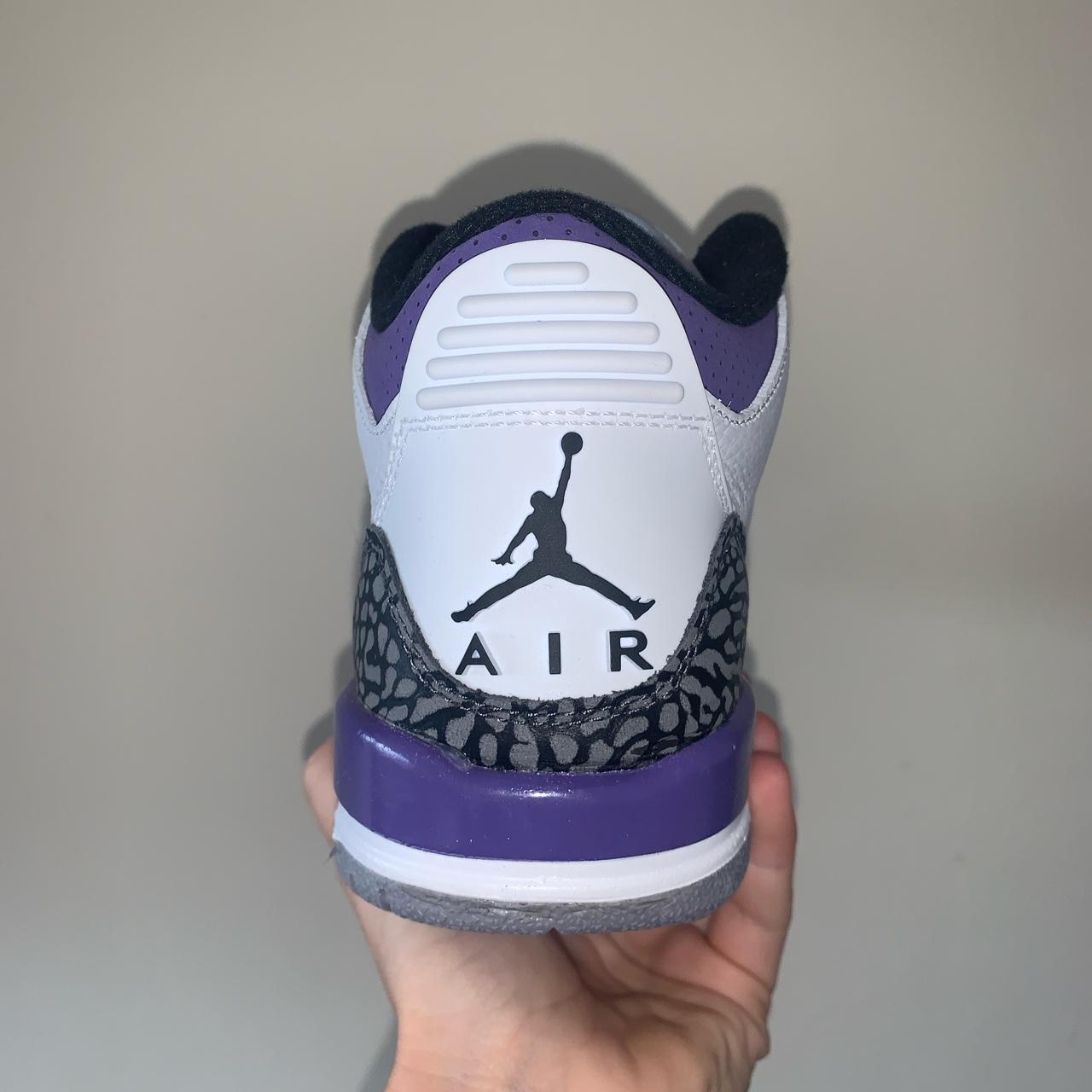 🕺🏽nike Jordan 3 Dark Iris Purple Uk 5 📦brand New, - Depop