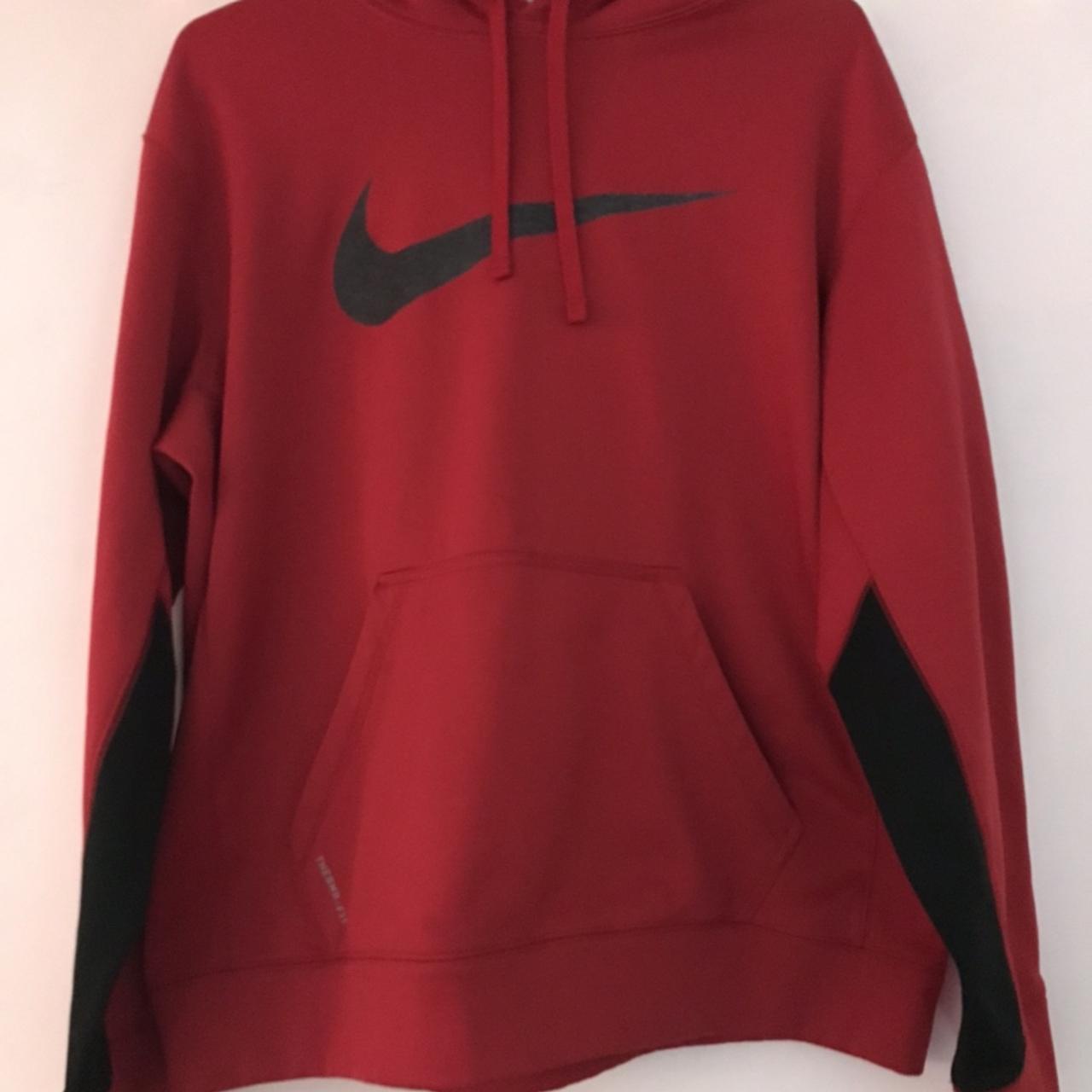 Nike therma fit hoodie Size L mens Mesh inside Very... - Depop