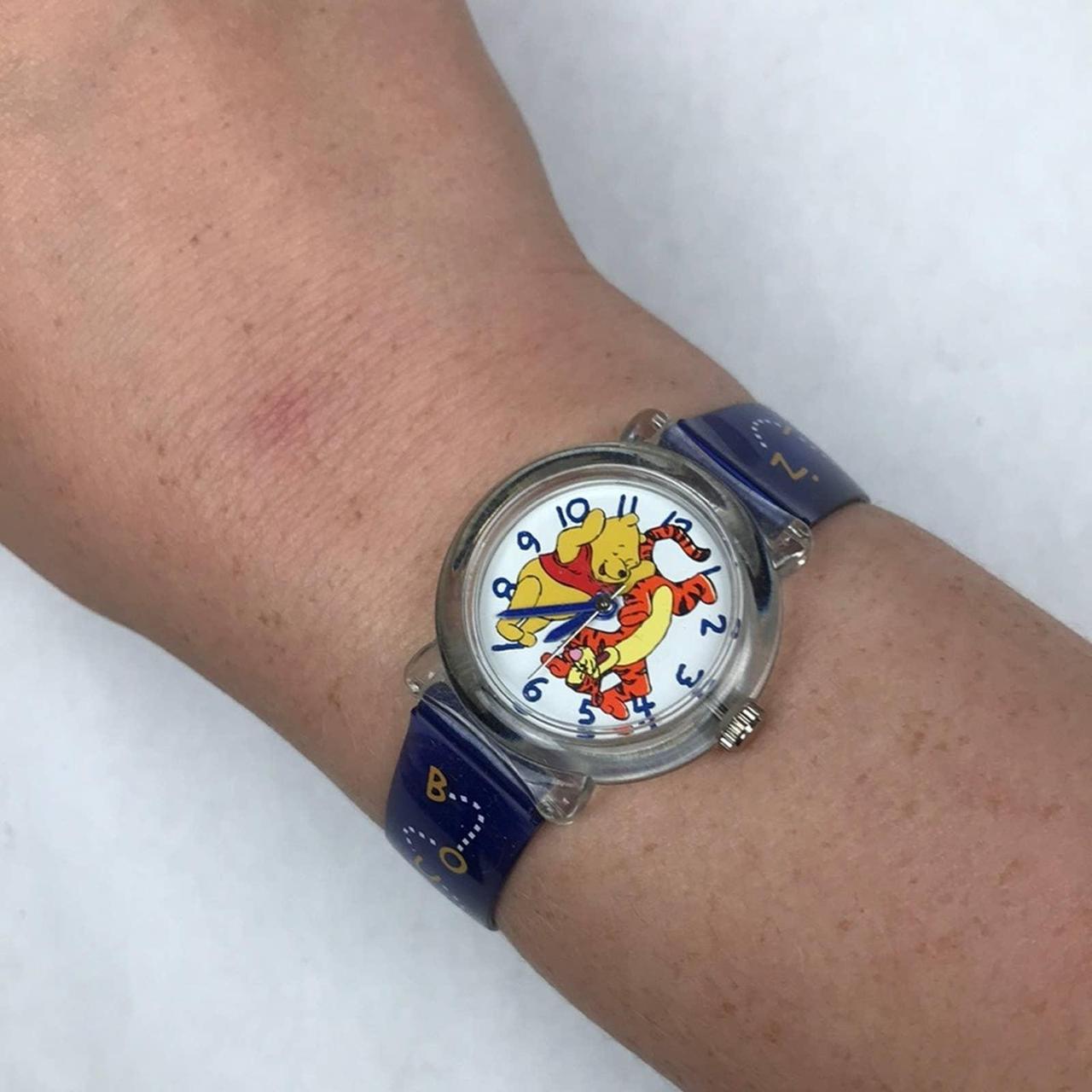 1990's Timex Tigger Face Wristwatch- Vintage good Disney Tigger Watch- Vintage Winnie the Pooh Tigger Watch