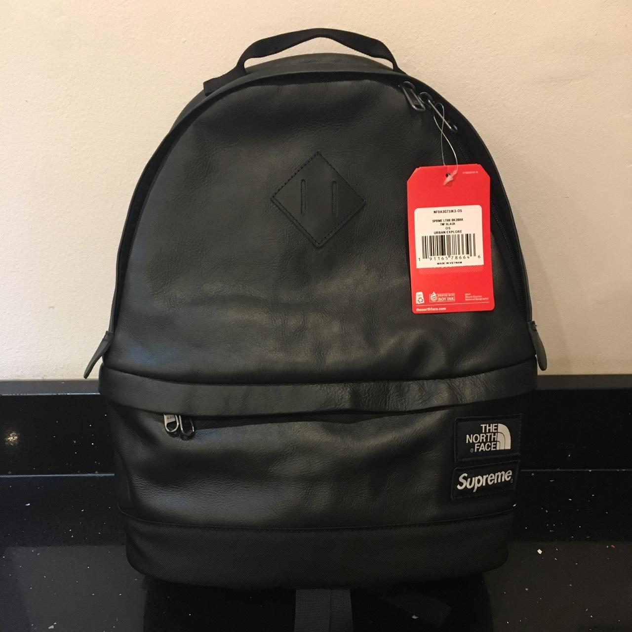 Supreme The North Face Leather Day Pack Item *IN... - Depop