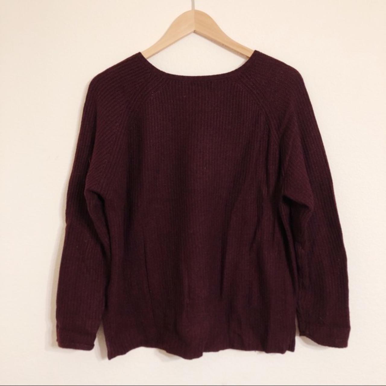 Topshop Women's Purple and Red Jumper | Depop