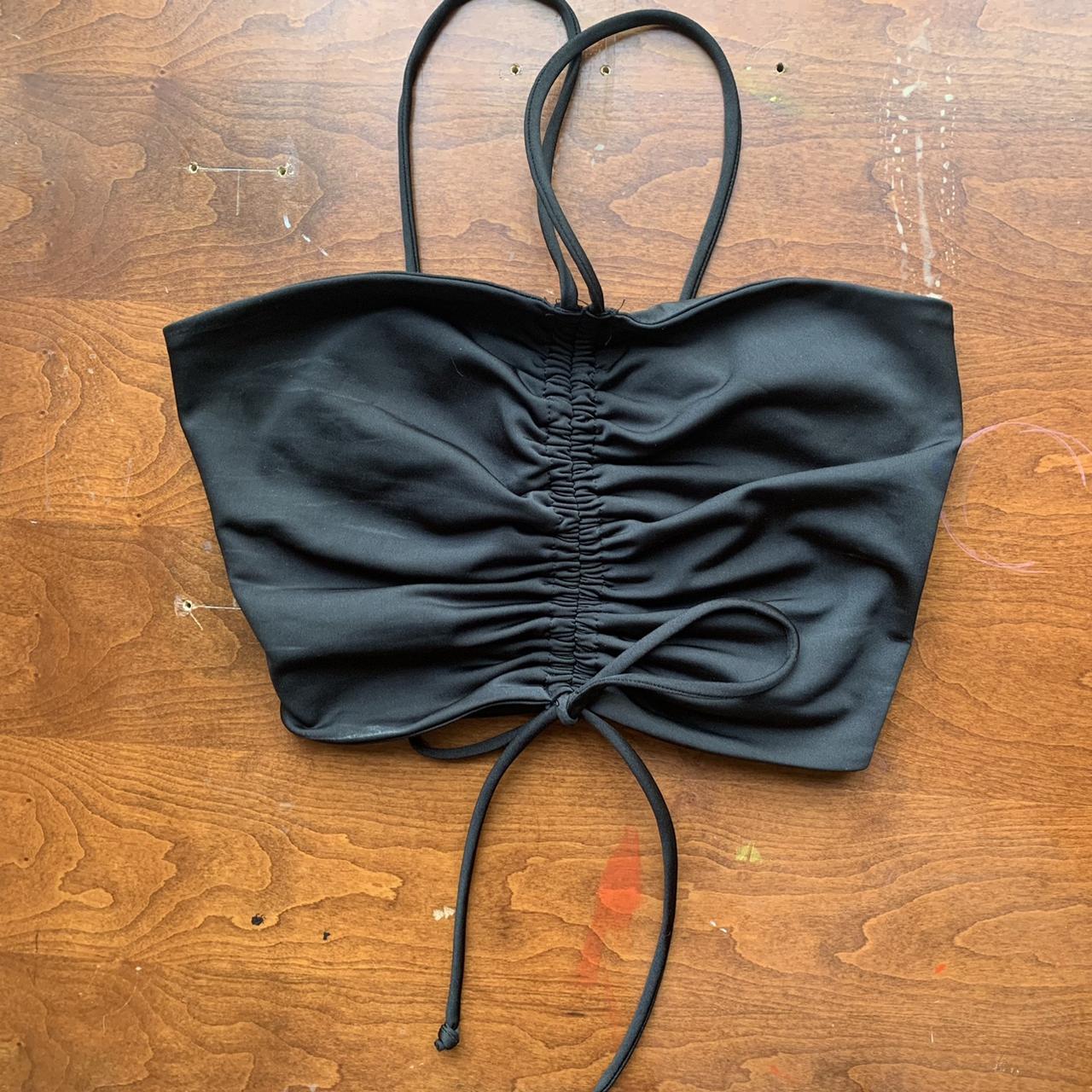 black halter top from urban outfitters! very cute... - Depop