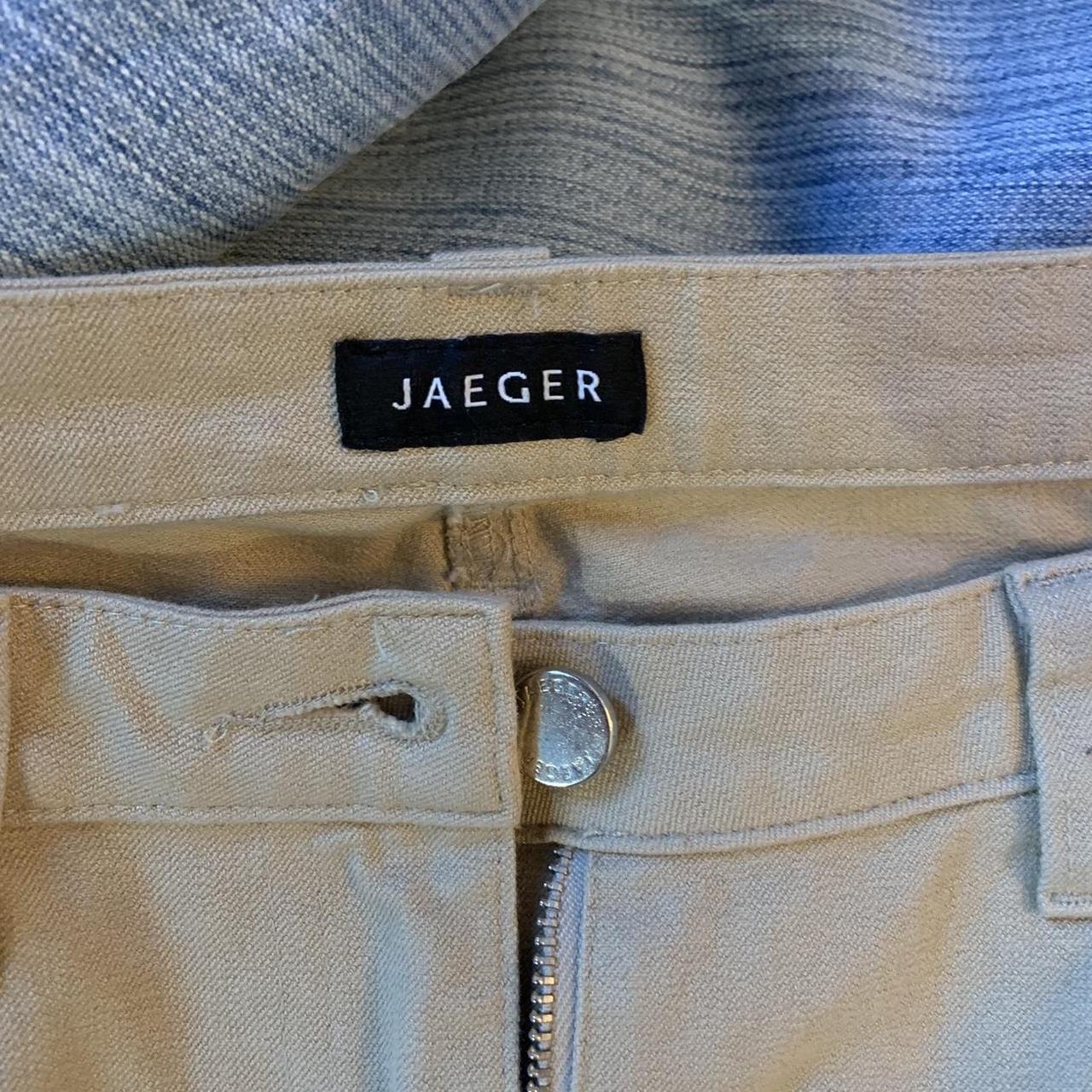 Jaeger beige jean flares. Amazing quality, look more... - Depop
