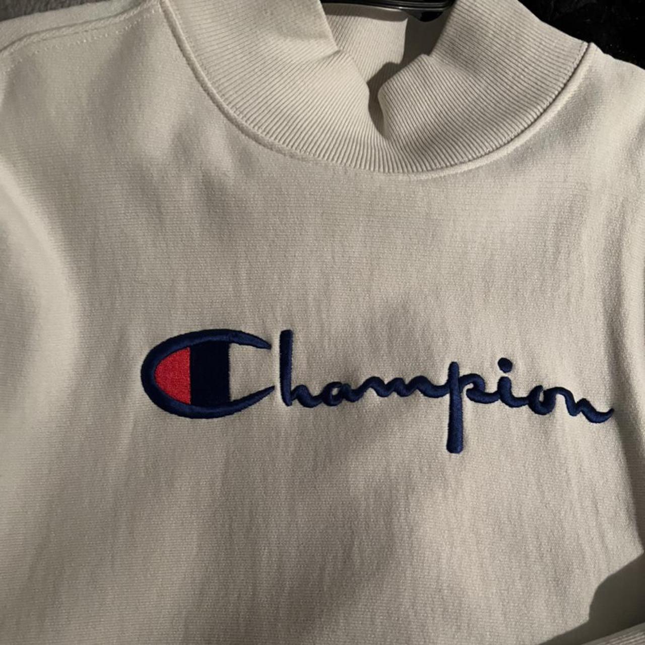 Champion turtleneck sweater Champion reverse weave... - Depop