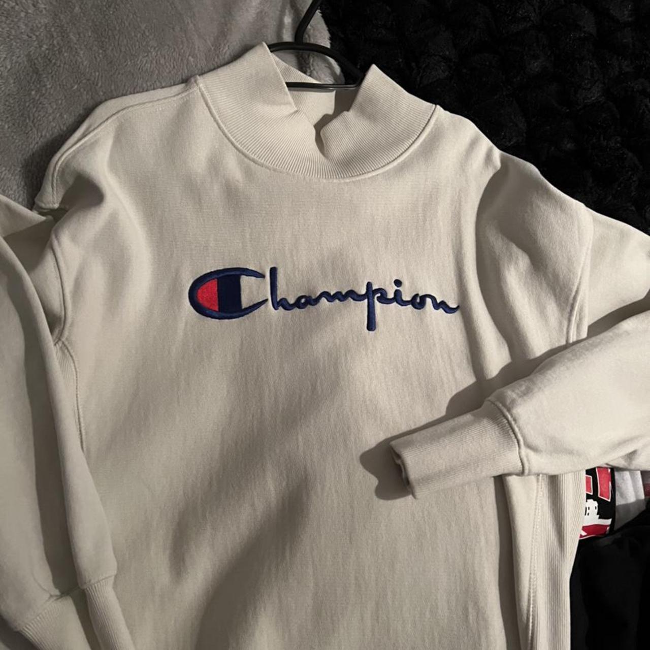 Champion turtleneck sweater Champion reverse weave... - Depop