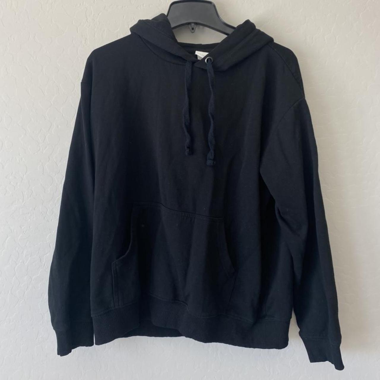 H&M Women's Black Hoodie | Depop