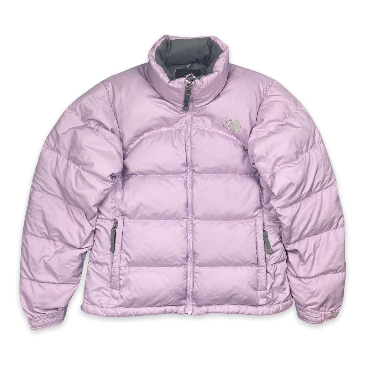 Early mid 2000s the North Face lilac nuptse 700 fill... - Depop