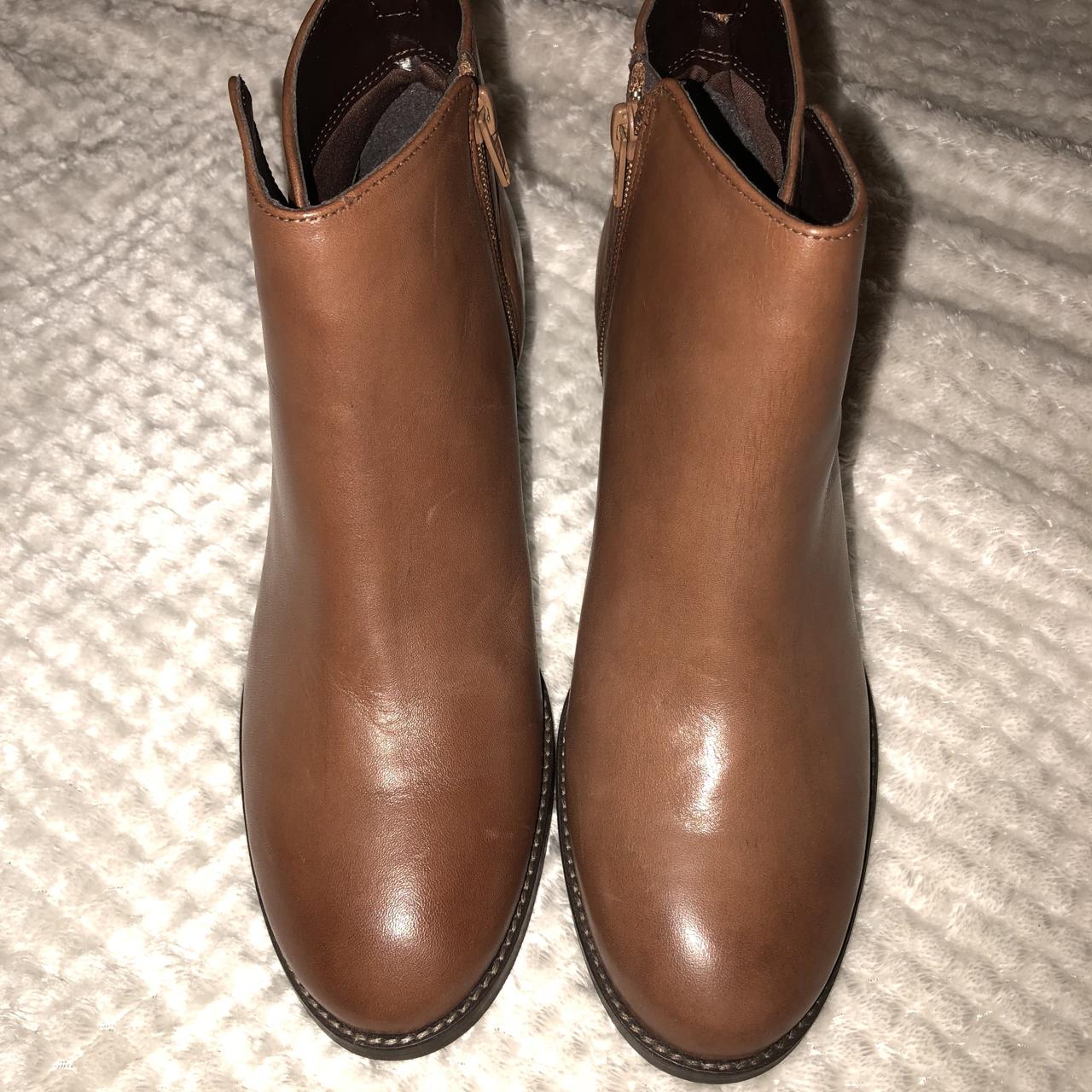 Office tan clearance leather boots