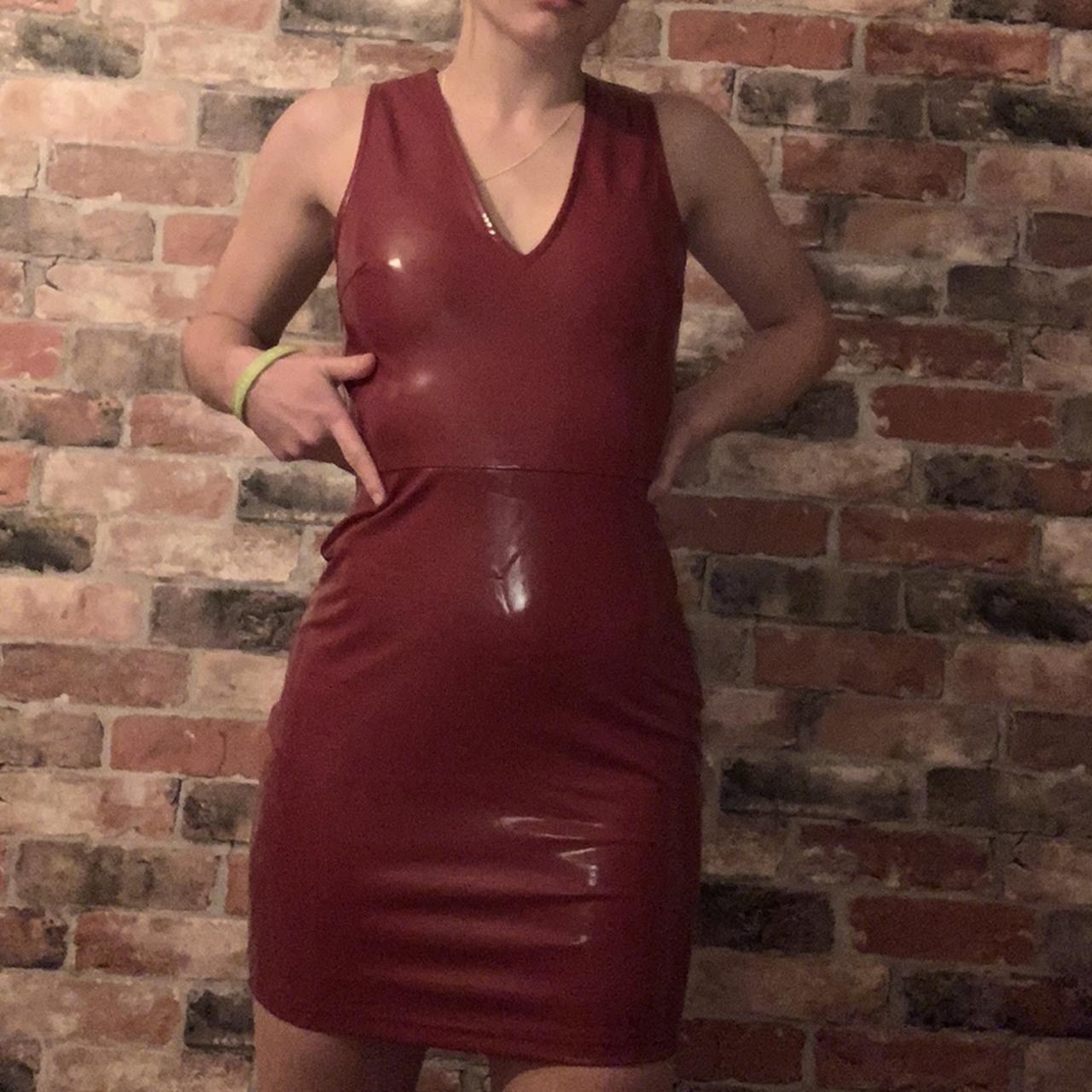 Latex dress asos on sale