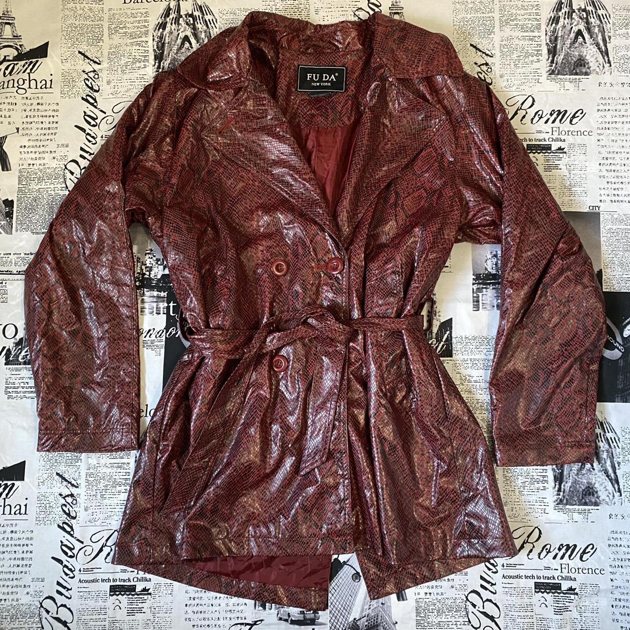 This snakeskin jacket from Fuda New York is amazing!... - Depop